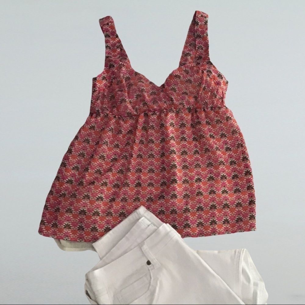 Candie's Floral Print Cami Top S